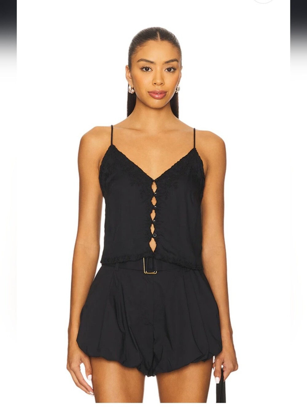 Pieces Of You Cami in Black